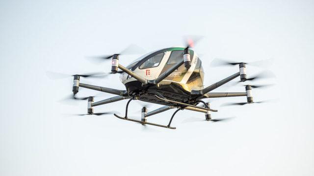 Suudi Arabistan, Pilotsuz Uçan Taksileri Test Etmeye Başladı: Hacca Giden İnsanları Taşıyacak!