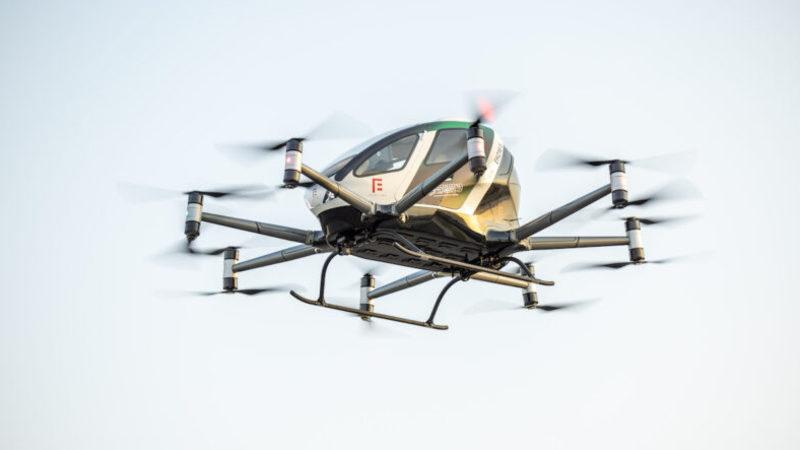 Suudi Arabistan, Pilotsuz Uçan Taksileri Test Etmeye Başladı: Hacca Giden İnsanları Taşıyacak!