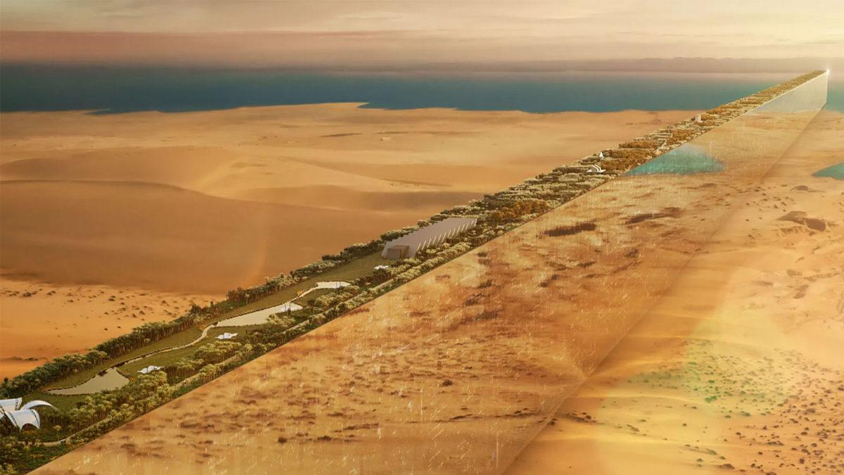 Suudi Arabistan’ın 170 Kilometre Uzunluğunda Bir Çizgi Şeklinde Tasarladığı Dev Şehir: The Line