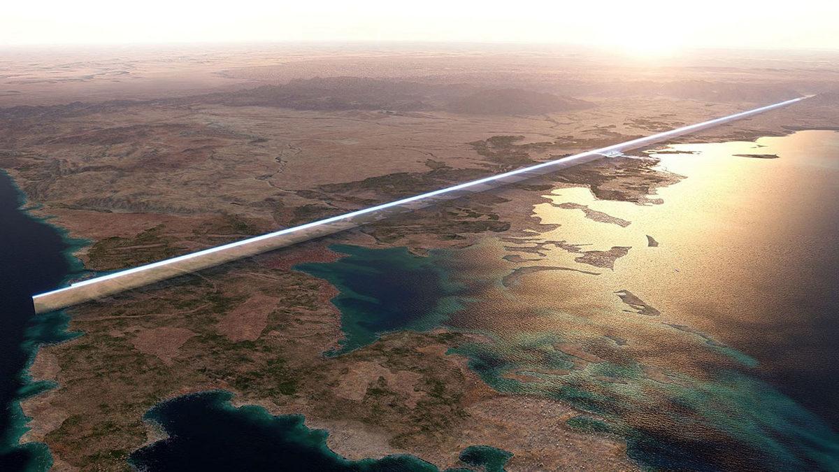 Suudi Arabistan’ın 170 Kilometre Uzunluğunda Bir Çizgi Şeklinde Tasarladığı Dev Şehir: The Line