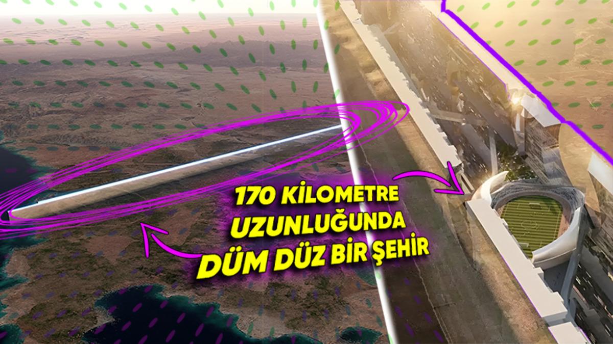 Suudi Arabistan’ın 170 Kilometre Uzunluğunda Bir Çizgi Şeklinde Tasarladığı Dev Şehir: The Line