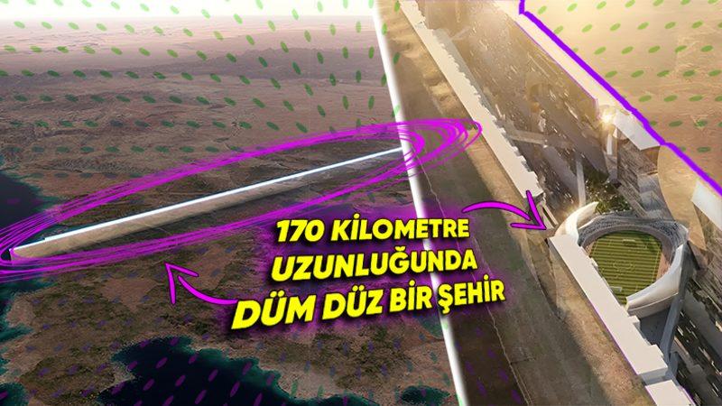 Suudi Arabistan’ın 170 Kilometre Uzunluğunda Bir Çizgi Şeklinde Tasarladığı Dev Şehir: The Line