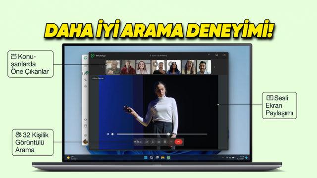 WhatsApp Aramalarına Çok İşinize Yarayacak 3 Yeni Özellik Geldi: Beraber Film İzleyebileceksiniz!