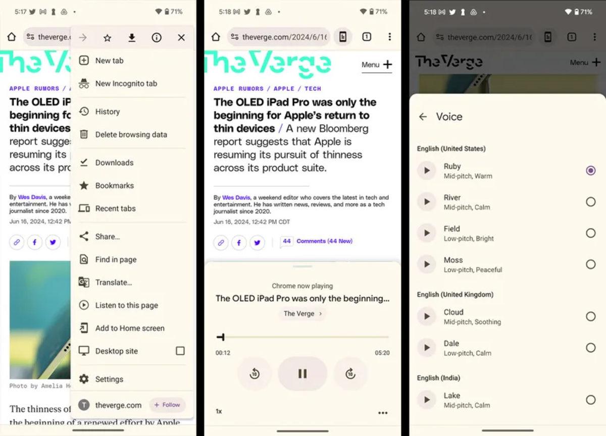 Google Chrome’a Bir Siteyi Podcast Yayını Gibi Dinlemenizi Sağlayacak Bir Özellik Geldi