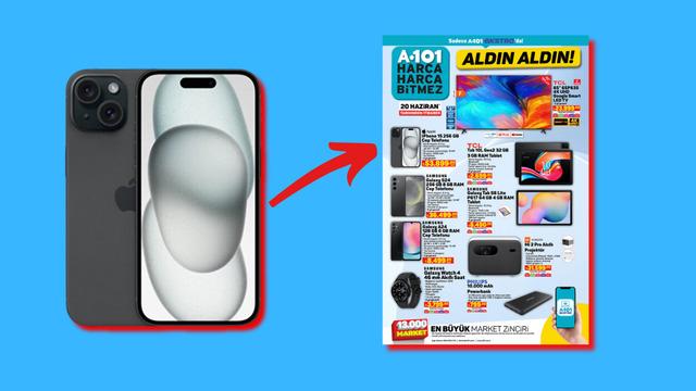 A101’e iPhone 15 Geliyor! 20 Haziran 2024 A101 İnternete Özel Aldın Aldın Kataloğunda Öne Çıkan Elektronik Ürünler