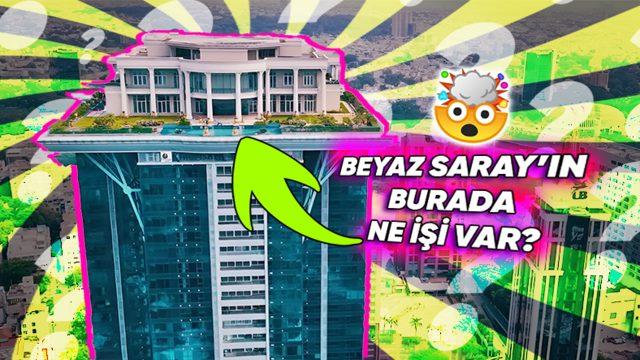 Hindistan’da Bir Gökdelenin Tepesinde Bulunan Çakma Beyaz Saray’ın Çarpıcı Hikâyesi