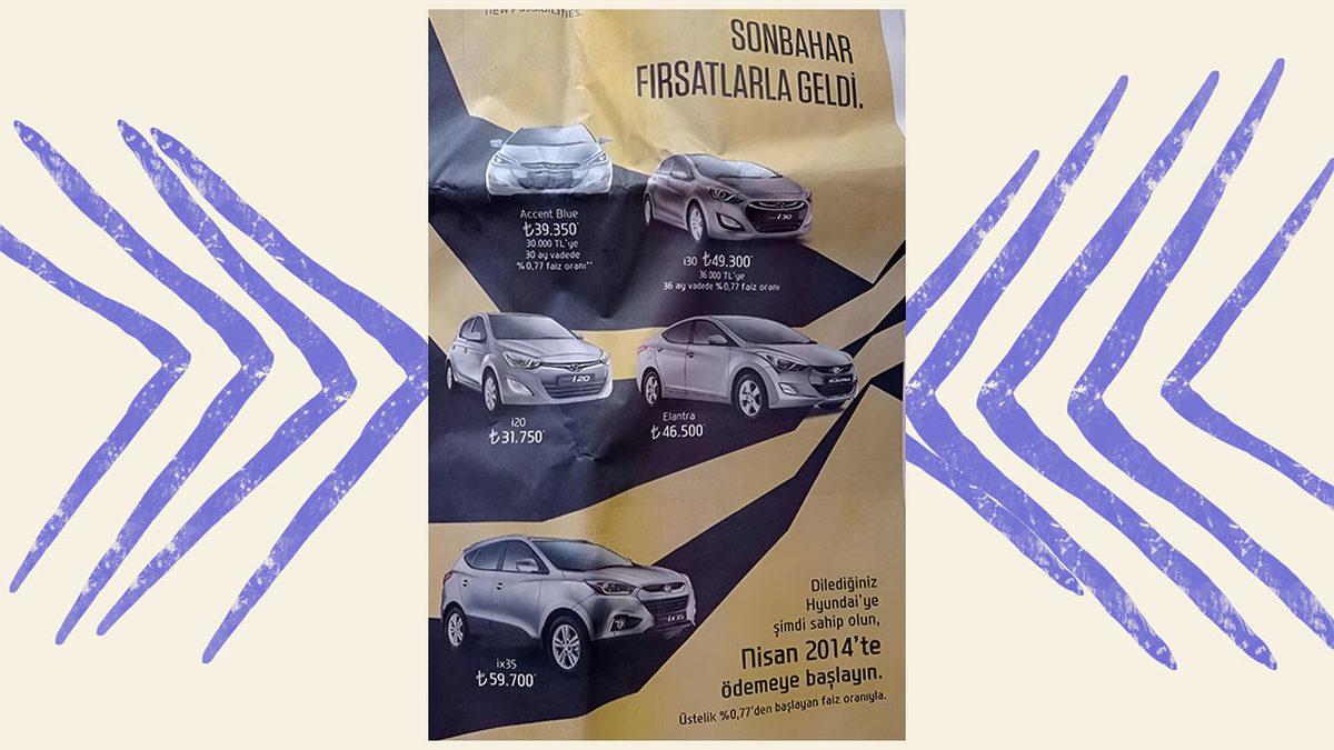 Geçmişte Yapılan Araba Reklamlarındaki Bu Fiyatları Görünce Göz Yaşınız Pıt Edecek (Bugünkü Bir iPhone Fiyatına O Yıllarda Üç i20 Alınıyormuş!)