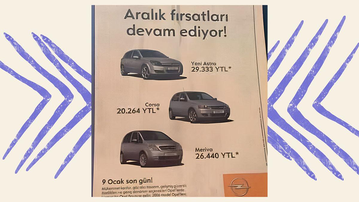 Geçmişte Yapılan Araba Reklamlarındaki Bu Fiyatları Görünce Göz Yaşınız Pıt Edecek (Bugünkü Bir iPhone Fiyatına O Yıllarda Üç i20 Alınıyormuş!)