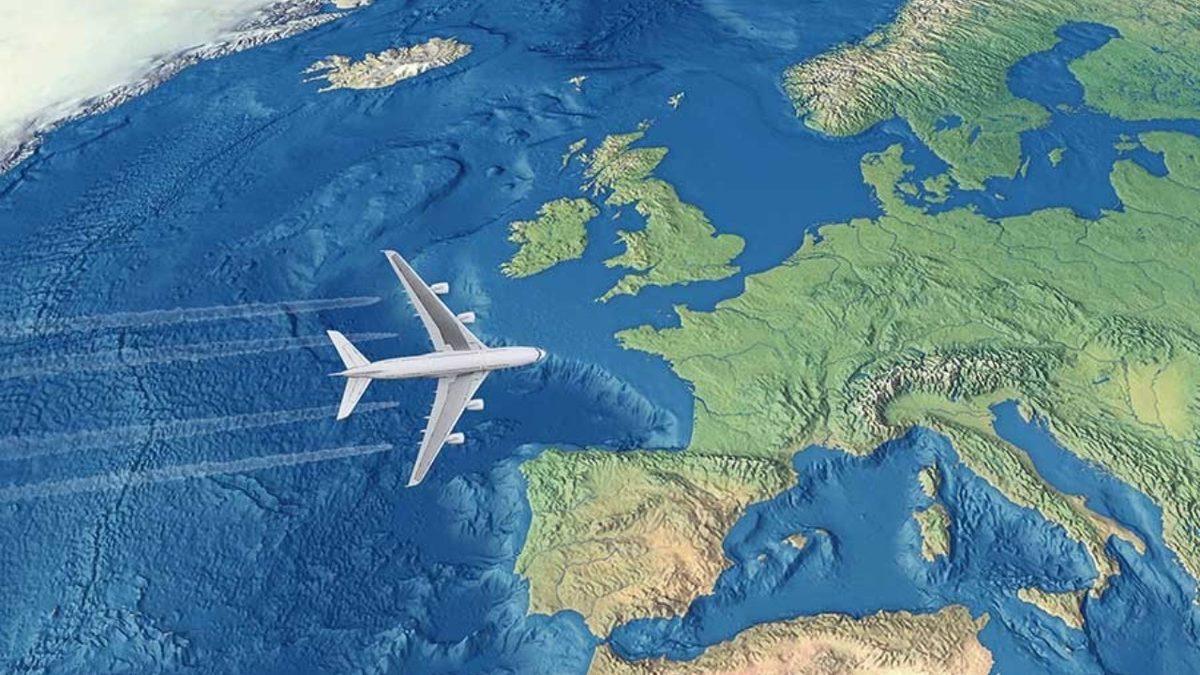 Bir Uçağın Atlantik Okyanusu’nu Geçmesi Ne Kadar Sürer? Birçok Faktör Rol Oynuyor!