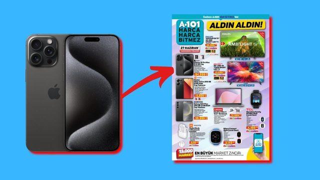 A101’e iPhone 15 Pro Max Geliyor! 27 Haziran 2024 A101 İnternete Özel Aldın Aldın Kataloğunda Öne Çıkan Elektronik Ürünler