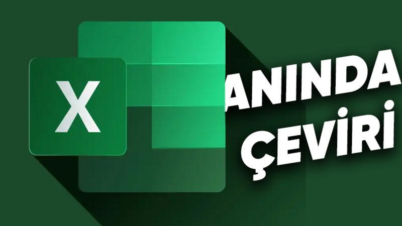 Microsoft Excel’e Çeviri ve Dil Tespiti Fonksiyonları Eklendi: Nasıl Kullanılacak?