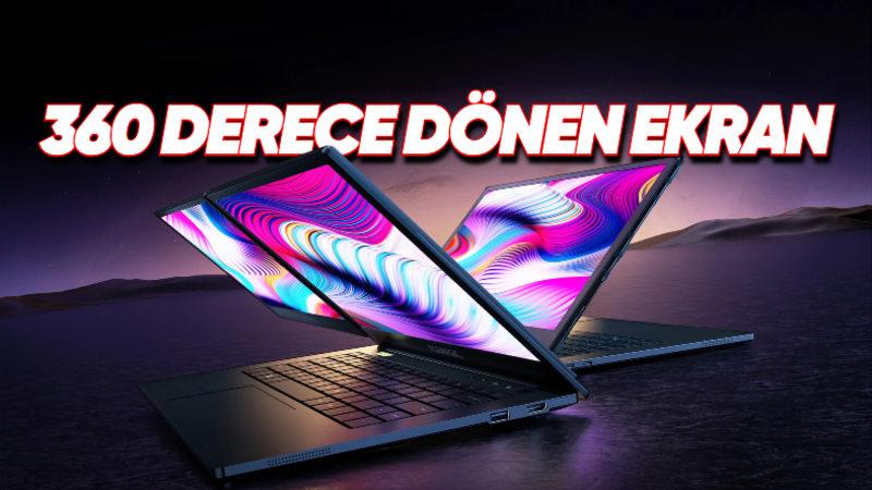 Dünyanın İlk Yatay Katlanan Çift Ekranlı 360 Derece Dizüstü Bilgisayarı Tanıtıldı: ACEMAGIC X1