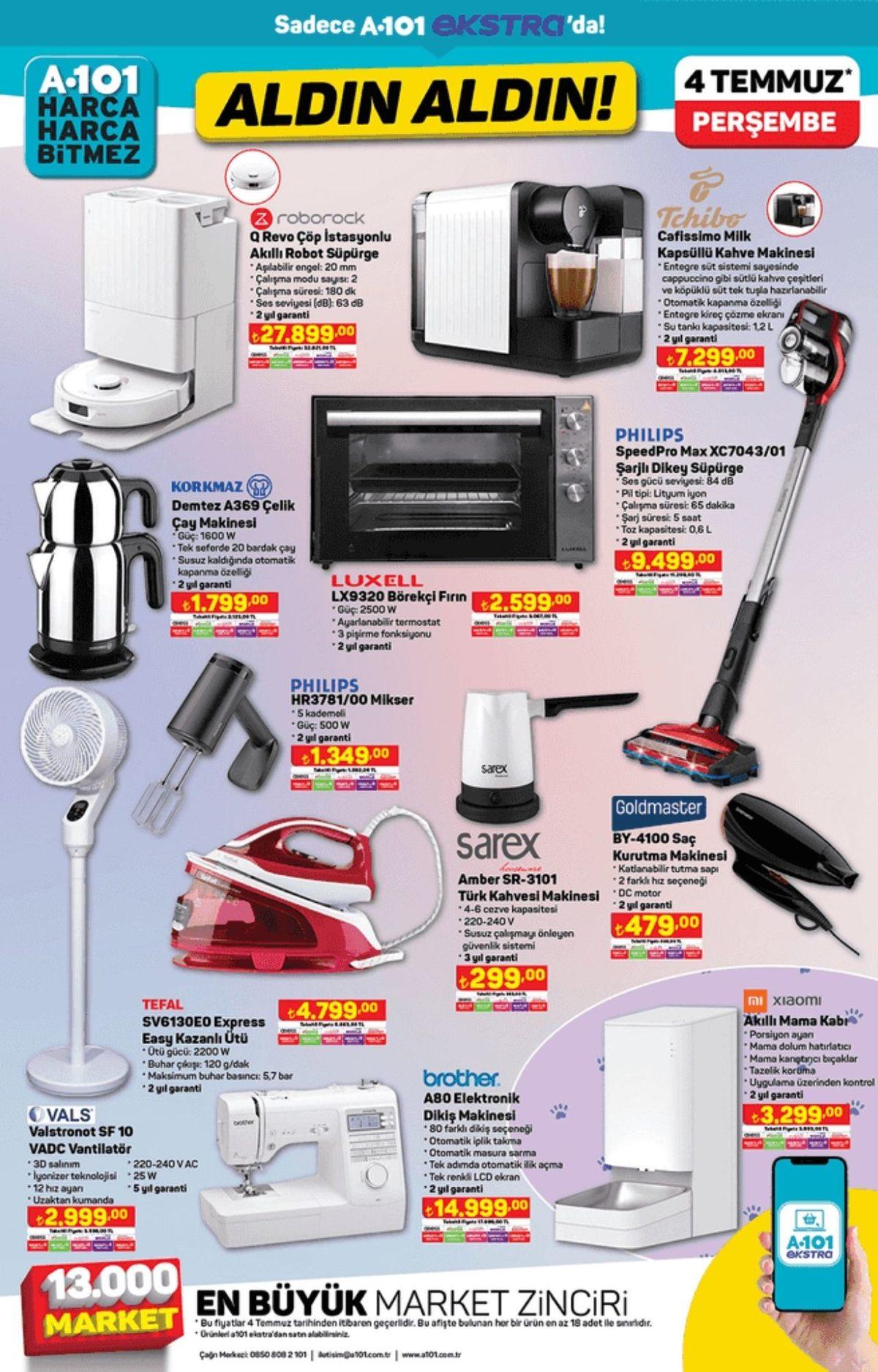 A101’e Elektrikli Scooter Geliyor! 4 Temmuz 2024 A101 İnternete Özel Aldın Aldın Kataloğunda Öne Çıkan Elektronik Ürünler