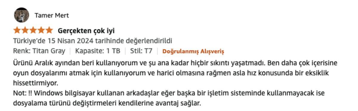 Günün Fırsatı: İndirime Giren Samsung Taşınabilir T7 SSD Alınır mı? Özellikleri ve Kullanıcı Yorumları