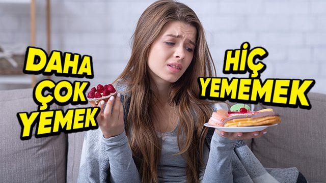 Bazılarımız Depresyondayken Ağzına Lokma Koyamazken, Bazılarımız Neden Daha Çok Yer?