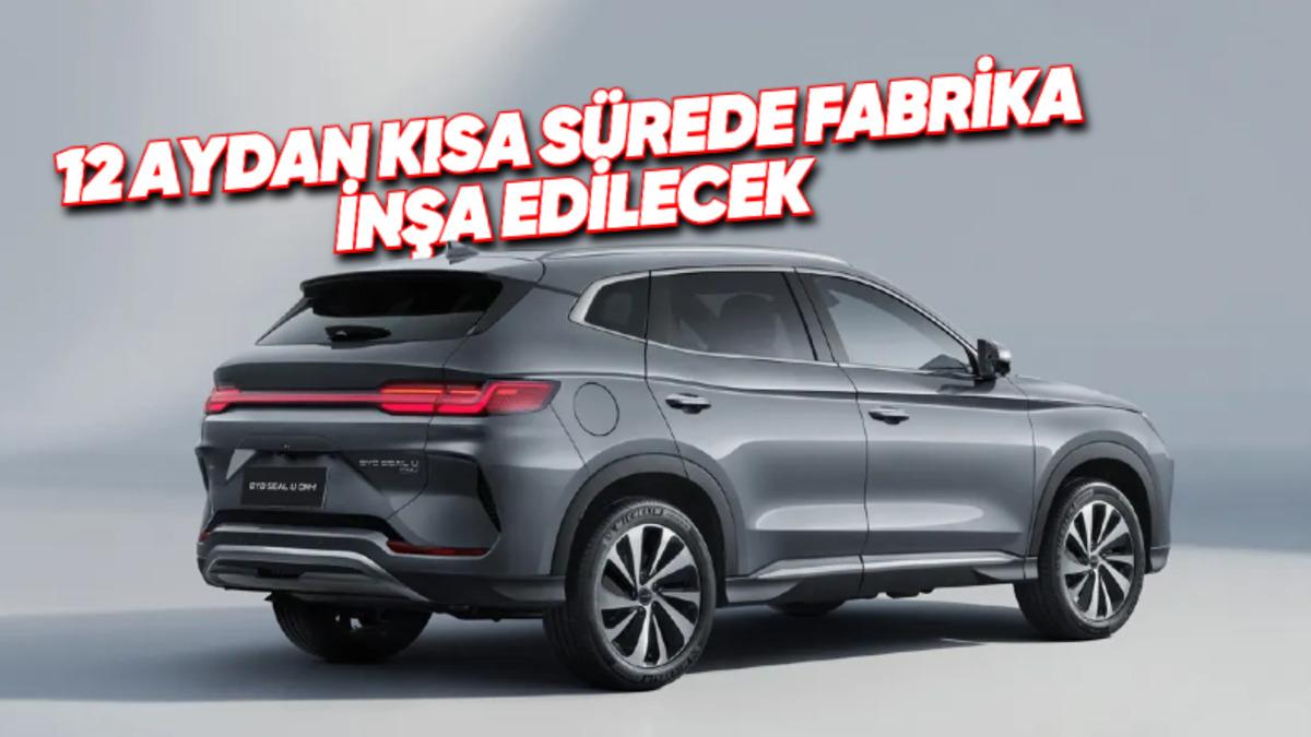 BYD, Türkiye Fabrikası ile İlgili Planlarını Açıkladı: 8-12 Model Üretilecek!