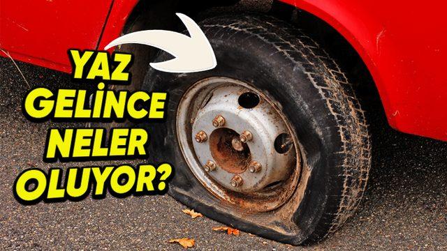 Lastikler, Kışa Oranla Yaz Aylarında Neden Daha Çok Patlar?