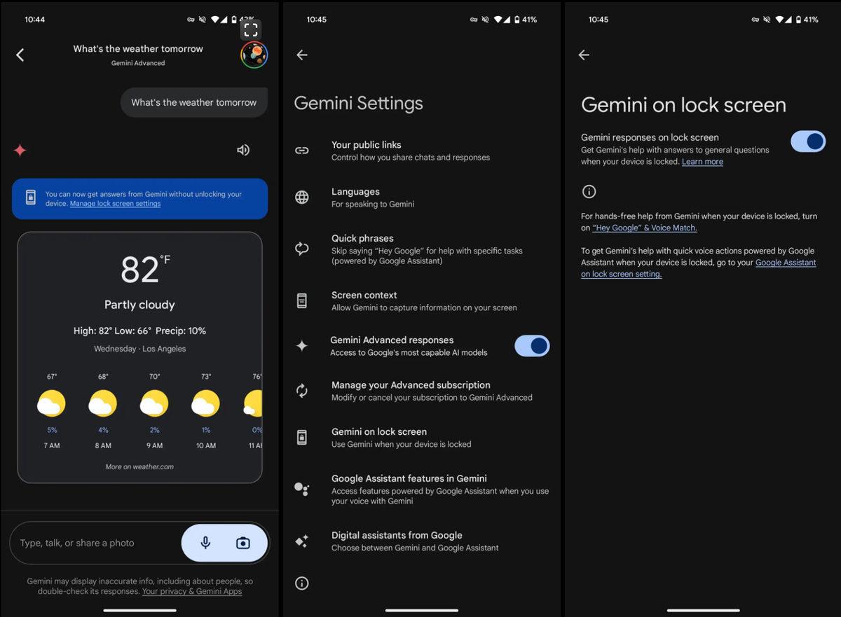 Google’ın Sohbet Botu Gemini’ı Artık Ekran Kilitliyken de Kullanabileceksiniz!