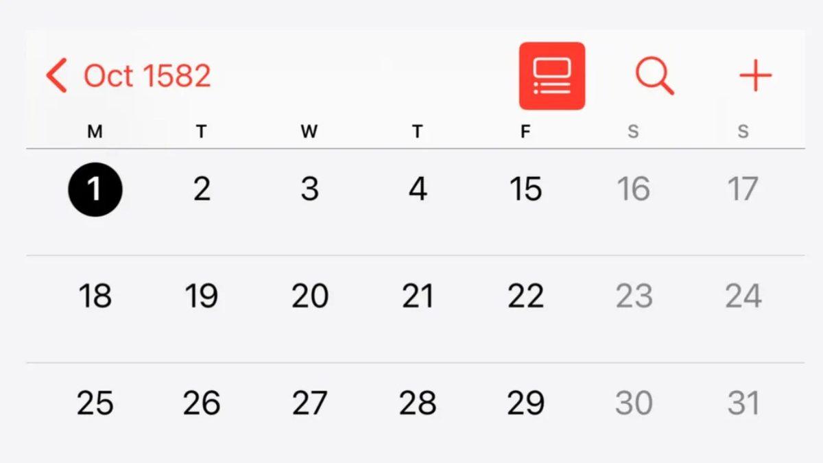 Eğer Telefonunuzun Takviminde 1582 Yılına Giderseniz, Ekim Ayının 10 Gün Eksik Olduğunu Göreceksiniz! Peki ama Neden?