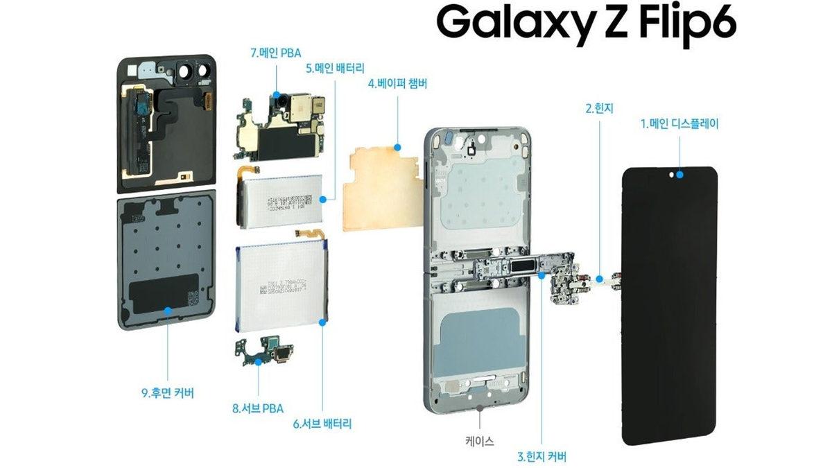 Samsung, Galaxy Z Flip6 ile Galaxy Z Fold6’yı Parçalarına Ayırdı