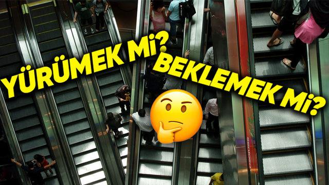 Hep Merak Edilen O Soruyu Yanıtladık: Yürüyen Merdivenlerde Yürümek mi Yoksa Beklemek mi Daha Hızlıdır?