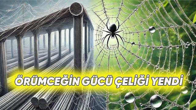 Örümcek Ağları Nasıl Oluyor da Çelikten Bile 5 Kat Daha Güçlü Oluyor?