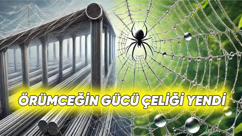 Örümcek Ağları Nasıl Oluyor da Çelikten Bile 5 Kat Daha Güçlü Oluyor?