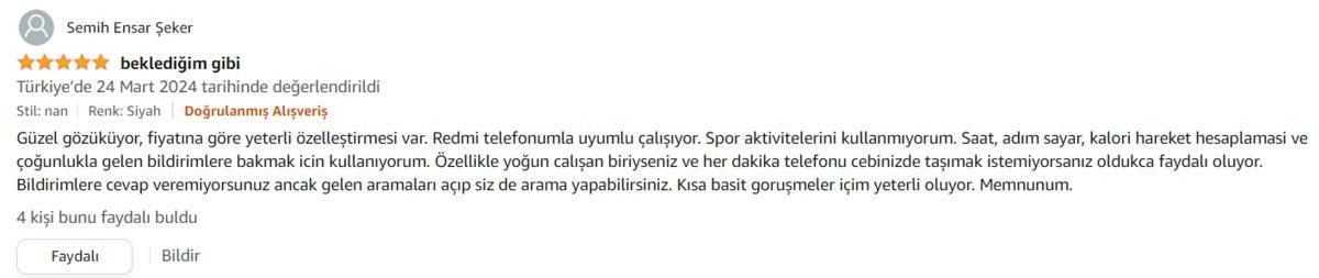 Akıllı Saat ya da Bileklik Arayanlara: Amazon’da En Çok Satan 5 Ürün, Özellikleri ve Yorumları Burada!