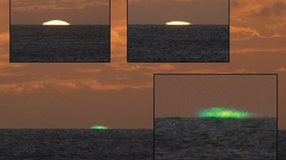 Gün Doğumunda veya Gün Batımında Bazı Zamanlar Neden Yeşil Işık Parlaması Görülür?