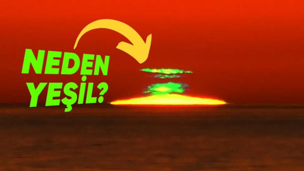 Gün Doğumunda veya Gün Batımında Bazı Zamanlar Neden Yeşil Işık Parlaması Görülür?