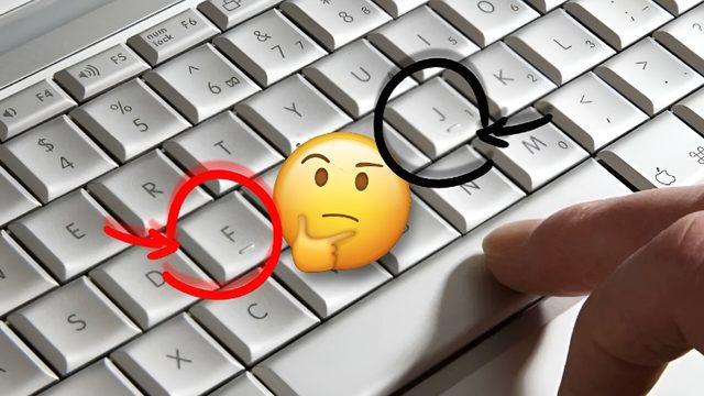 Klavyedeki ’F’, ’J’ ve ’5’ Tuşlarının Üzerindeki Çıkıntılar Neden Var? Farkında Olmadan İşimizi Kolaylaştırıyormuş!