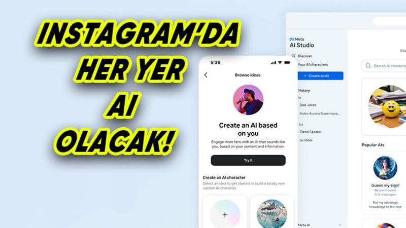 Instagram’da Kendi Sohbet Botunuzu Oluşturabileceğiniz "AI Studio" Özelliği Yayımlandı