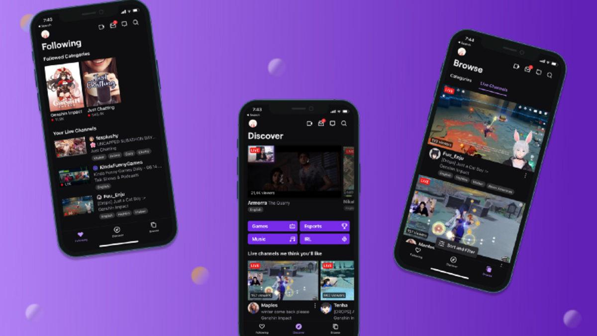 Twitch Mobil Uygulaması Baştan Aşağı Değişti: İşte Yeni Tasarım ve Özellikler