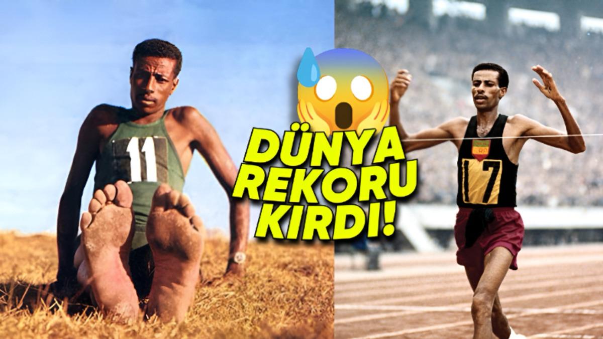 Çıplak Ayakla Koşarak Dünya Rekoru Kıran Etiyopyalı Olimpiyat Şampiyonu Abebe Bikila’nın Etkileyici Hikâyesi