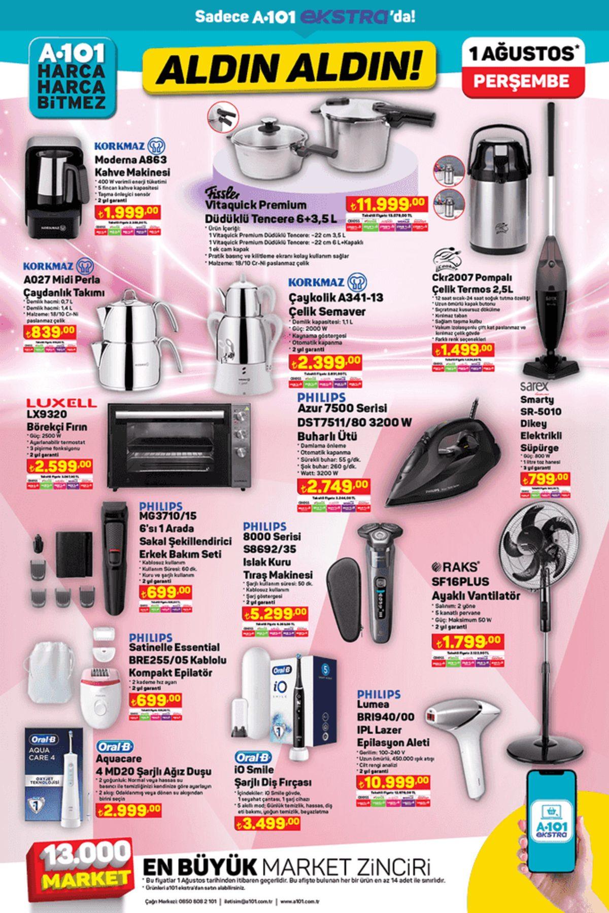 A101’e iPhone 15 Geliyor! 1 Ağustos 2024 A101 İnternete Özel Aldın Aldın Kataloğunda Öne Çıkan Elektronik Ürünler