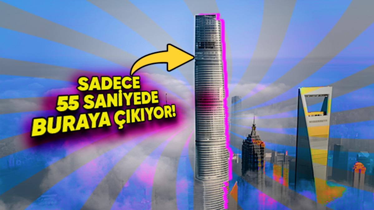 Şanghay’da Bulunan ve 55 Saniyede 119. Kata Çıkabilen Dünyanın En Hızlı Asansörü (Usain Bolt’tan Bile Hızlı!)