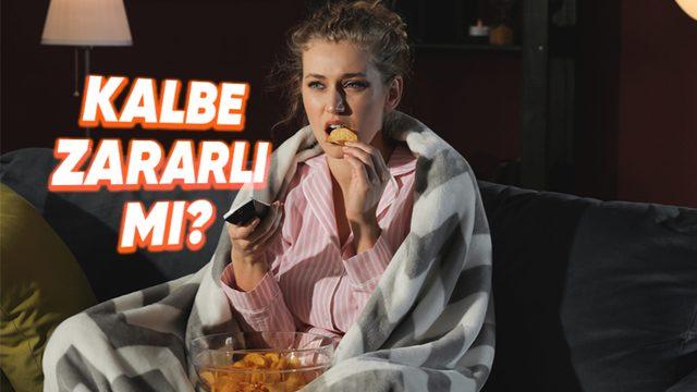 Gece Yarısı Yemek Yemek Midenin Yanı Sıra Kalbe de Zarar Verebilir mi?