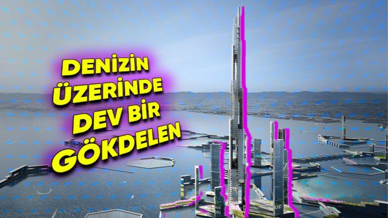 Japonya’nın 2045 Vizyonu Kapsamında İnşa Edeceği Denizin Üzerinde Yer Alan Devasa Gökdelen: Sky Mile Tower