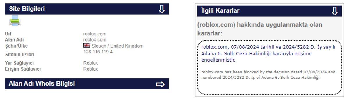 Her Güne Bir Yeni Erişim Engeli: Bu Defa Roblox’a Erişim Engellendi