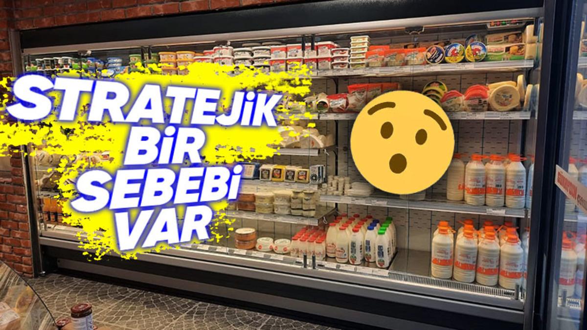 Süt ve Süt Ürünlerinin Genellikle Marketlerin En Arka Tarafında Olmasının Akla Bile Gelmeyecek Sebebi