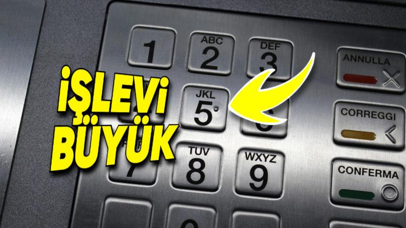 Neden Kumandalarda, Bankamatiklerde, Eski Telefonlarda ’5’ Tuşunun Üstünde Hep Nokta Var?