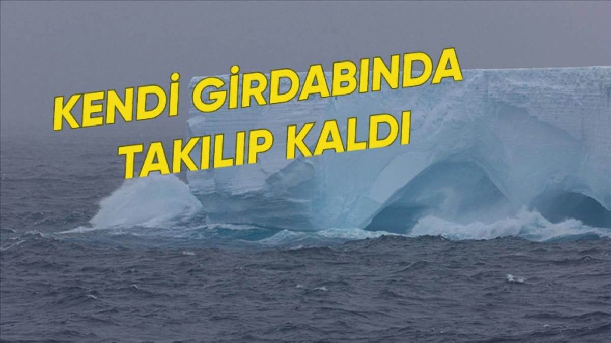 Dünyanın En Büyük Buzdağı, Dev Bir Girdaba Hapsoldu