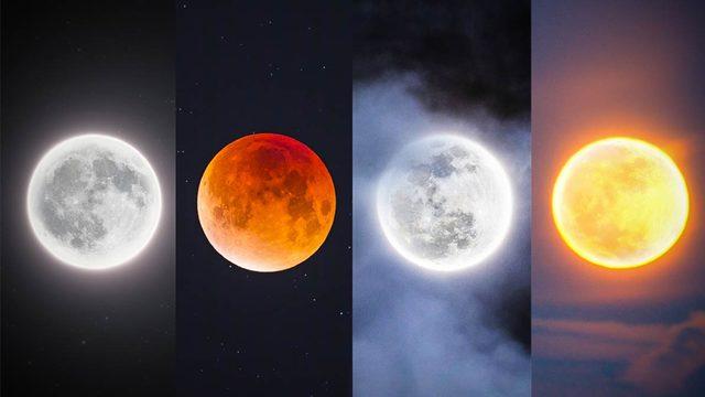 Ay’ın Olduğundan Farklı Büyüklüklerde ve Renklerde Görünmesinin Sebebi Nedir?