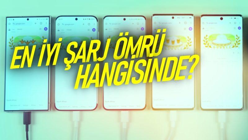 Tek Şarj ile En Uzun Süre Kullanılabilen Amiral Gemisi Telefonlar Belli Oldu [Video]