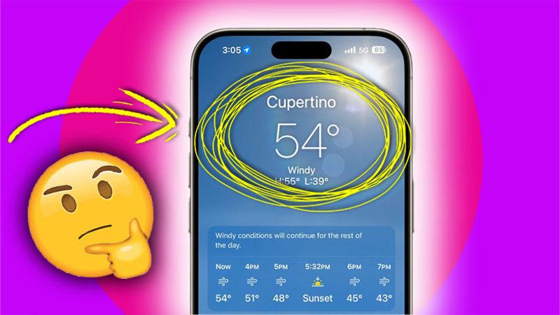 Yeni Bir iPhone’un Hava Durumunda Neden Her Zaman Cupertino’yu Görüyoruz?