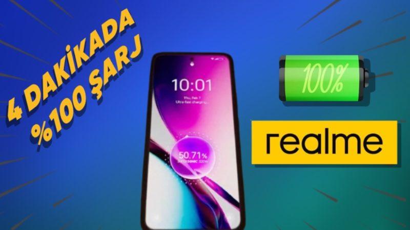 realme 320W SuperSonic Charge’ı Tanıttı: Telefonları 4 Dakikada %100 Şarj Ediyor