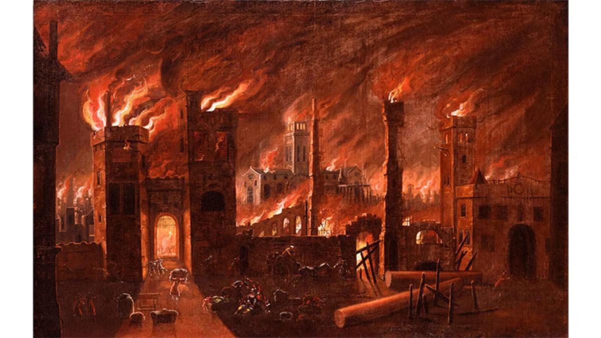 1666’da Meydana Gelen ve Şehrin Neredeyse Yarısını Haritadan Silen Büyük Londra Yangını: Tam 4 Gün Sürdü!