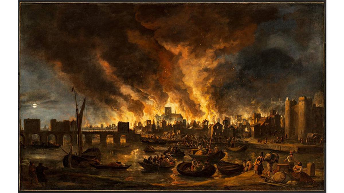 1666’da Meydana Gelen ve Şehrin Neredeyse Yarısını Haritadan Silen Büyük Londra Yangını: Tam 4 Gün Sürdü!