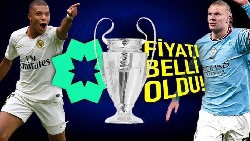 TRT Tabii, Şampiyonlar Ligi, Avrupa Ligi ve Konferans Ligi Maçlarının Fiyatını Açıkladı