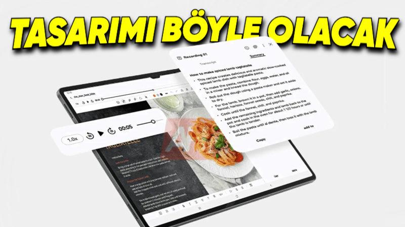 iPad Pro’ya Rakip Olacak Samsung Galaxy Tab S10 Serisinin Tasarımı Ortaya Çıktı